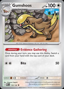 Mega Evolution Gumshoos #110 card