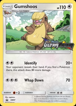 SM Black Star Promos Gumshoos #SM97 card