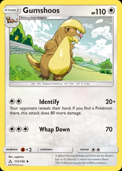 Ultra Prism Gumshoos #113 card