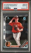 2019 Bowman Draft Chrome Gunnar Henderson #BDC-22 card