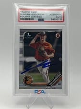 2019 Bowman Draft Chrome Picks Autograph Gunnar Henderson #CDA-GH card