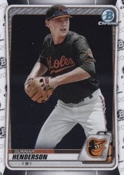 2020 Bowman Chrome Prospects Gunnar Henderson #BCP-134 card