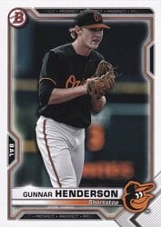 2021 Bowman Prospects Gunnar Henderson #BP-49 card