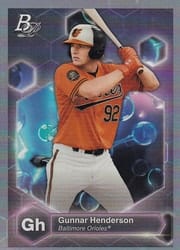 2022 Bowman Platinum Precious Elements Gunnar Henderson #PE-17 card