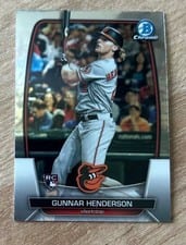 2023 Bowman Chrome Gunnar Henderson #10 card