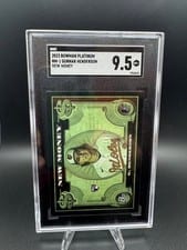 2023 Bowman Platinum New Money Autographs Gunnar Henderson #NM-1 card