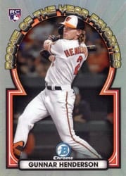 2023 Bowman Rookie of the Year Favorites Gunnar Henderson #ROYF-15 card
