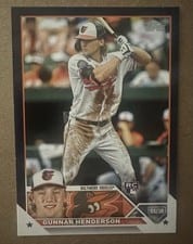 2023 Topps Gunnar Henderson Black #206 card