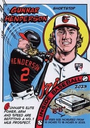 2023 Topps Archives 1979 Comics Gunnar Henderson #79TC-4 card