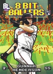 2023 Topps Big League 8-Bit Ballers Gunnar Henderson #8B-9 card