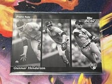 2023 Topps Black & White Frame Rate Gunnar Henderson #FR4 card