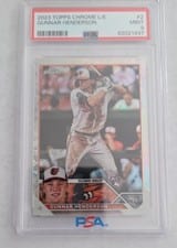 2023 Topps Chrome Logofractor Edition Base Set Gunnar Henderson #2 card