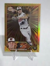2023 Topps Chrome Radiating Rookies Gunnar Henderson #RR-10 card