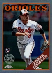 2023 Topps Chrome Update 1988 Topps Baseball Gunnar Henderson #88CU-8 card