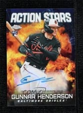 2023 Topps Chrome Update Action Stars Autographs Gunnar Henderson #ASCA-GH card