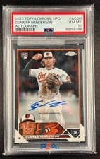 2023 Topps Chrome Update Autograph Gunnar Henderson #AC-GH card