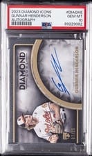 2023 Topps Diamond Icons Diamond Icons Autographs Gunnar Henderson #DIA-GHE card