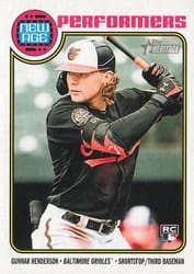 2023 Topps Heritage New Age Performers Gunnar Henderson #NA-15 card