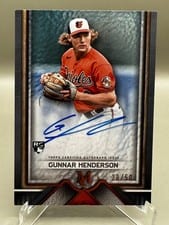 2023 Topps Museum Collection Archival Autographs Gunnar Henderson #AA-GH card