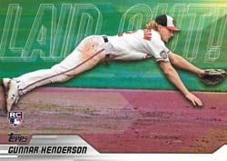 2023 Topps Update Laid Out Gunnar Henderson #LO-19 card