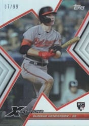 2023 Topps Xpectations Base Set Gunnar Henderson #28 card