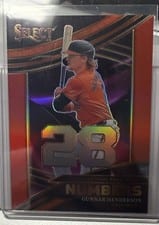 2024 Panini Select Select Numbers Gunnar Henderson #13 card