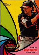 2024 Topps Heritage Award Winners Gunnar Henderson #AW-5 card
