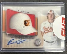 2024 Topps Tribute Tip Of The Cap Autographed Relics Gunnar Henderson #TOTC-GH card
