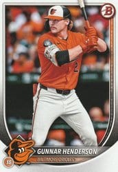 2025 Bowman Base Set Gunnar Henderson #2 card