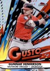 2025 Finest Gusto Gunnar Henderson #G-23 card