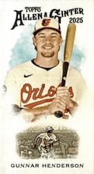 2025 Topps Allen & Ginter 1889 N22 (Minis) Gunnar Henderson #N222-4 card