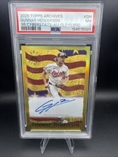 2025 Topps Archives 1995 Topps Cyberstats Autographs Gunnar Henderson #95CA-GH card