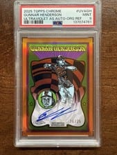 2025 Topps Chrome Ultra Violet All-Stars Autographs Gunnar Henderson #UVA-GH card
