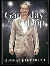 2025 Topps Gameday Drip Gunnar Henderson #GD-20 card