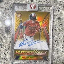 2025 Topps Pristine Plated and Polished Autographs Gunnar Henderson #PAPAV-GH card