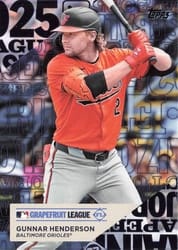 2025 Topps Training Grounds Gunnar Henderson #TG-12 card