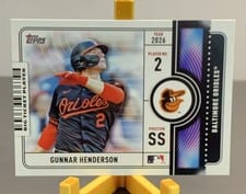 2026 Topps Big Ticket Players Gunnar Henderson #BTP-4 card