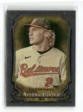 2024 Topps Allen & Ginter Chrome Gunnar Henderson (Baltimore Orioles) #161 card