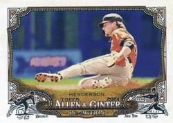 2024 Topps Allen & Ginter In Action Variations Gunnar Henderson (Baltimore Orioles) #IA-33 card
