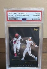 2025 Topps Dynamic Duals Dinger Duos Gunnar Henderson / Elly De La Cruz #DD-02 card