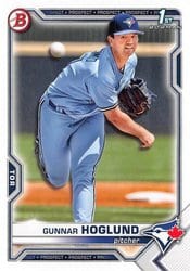 2021 Bowman Draft Base Set Gunnar Hoglund #BD-78 card