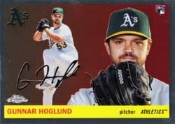 2025 Topps Chrome Platinum Base Set Gunnar Hoglund #385 card