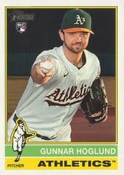 2025 Topps Heritage Base Set Gunnar Hoglund #645 card