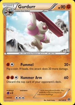 XY Gurdurr #66 card