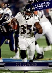 2019 Panini Prestige Base Set Gus Edwards #170 card