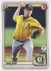 2020 Bowman 1st Edition Base Set Gus Varland #BFE-38 card