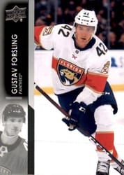 2021-22 Upper Deck Base Set Gustav Forsling #570 card