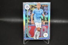 2023 Topps Merlin UEFA Gustav Isaksen Gold Refractor #121 card