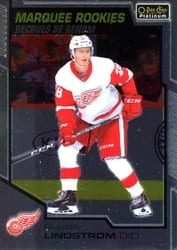 2020-21 O-Pee-Chee Platinum Base Set Gustav Lindstrom #182 card