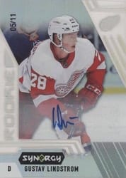 2020-21 Upper Deck Synergy Base Set Gustav Lindstrom #84 card